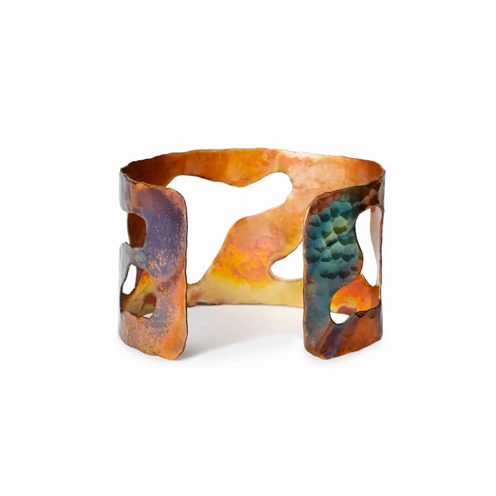 Rainbow Lake Cuff Bracelet - 1.5"
