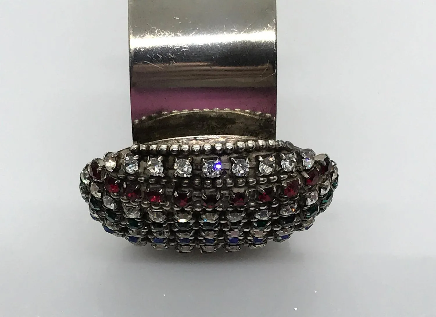 Rare Multi-color Lagerfeld- Tiziani Estate Runway Couture Bracelet