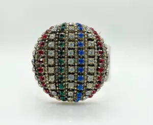 Rare Multi-color Lagerfeld- Tiziani Estate Runway Couture Bracelet