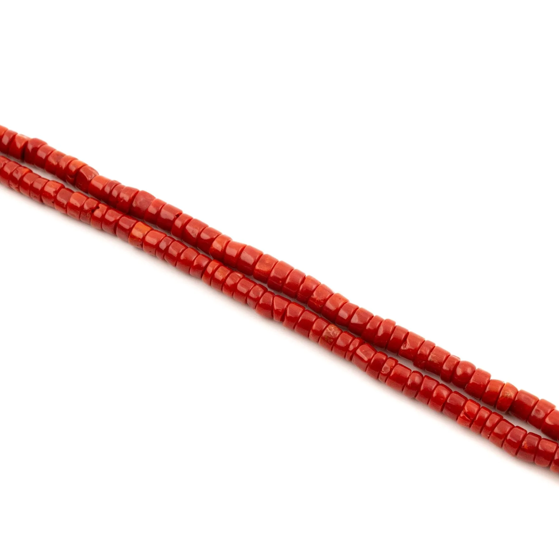 Red Coral Beaded Necklace