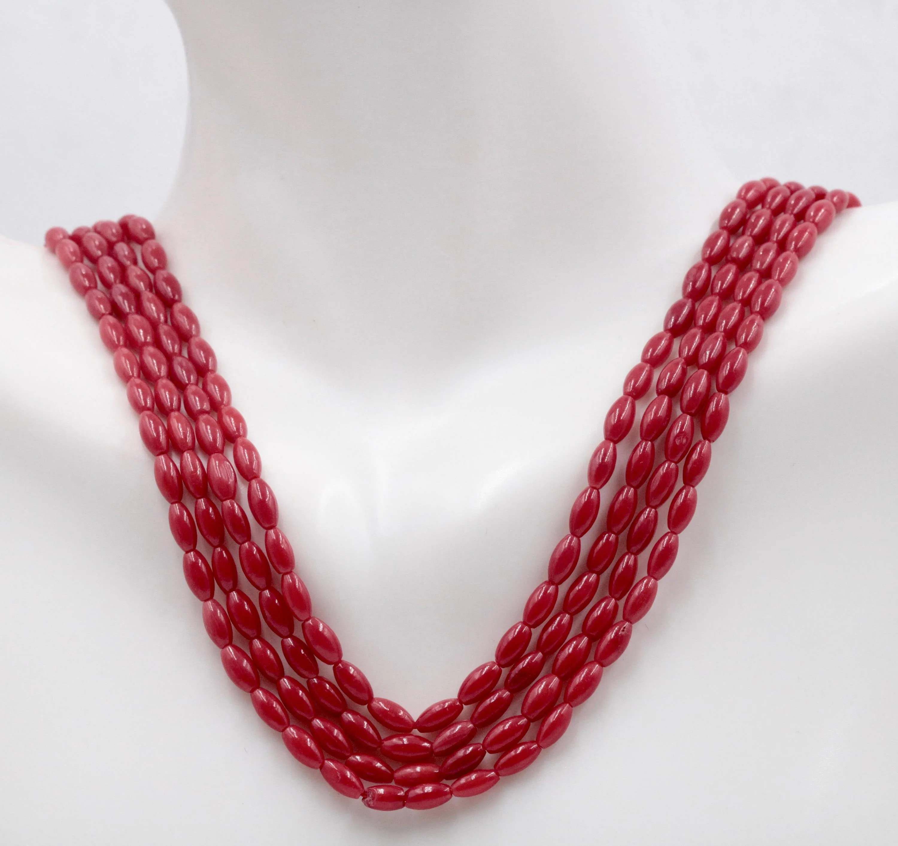 Red Coral Beads Beaded Coral Coral Strand Coral Beads Beaded Strand Coral Strand Gemstone Beaded Coral Strand 15" Strand SKU 00108795
