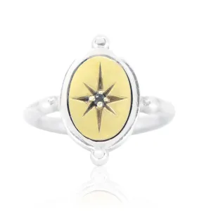 Sapphire Signet Ring