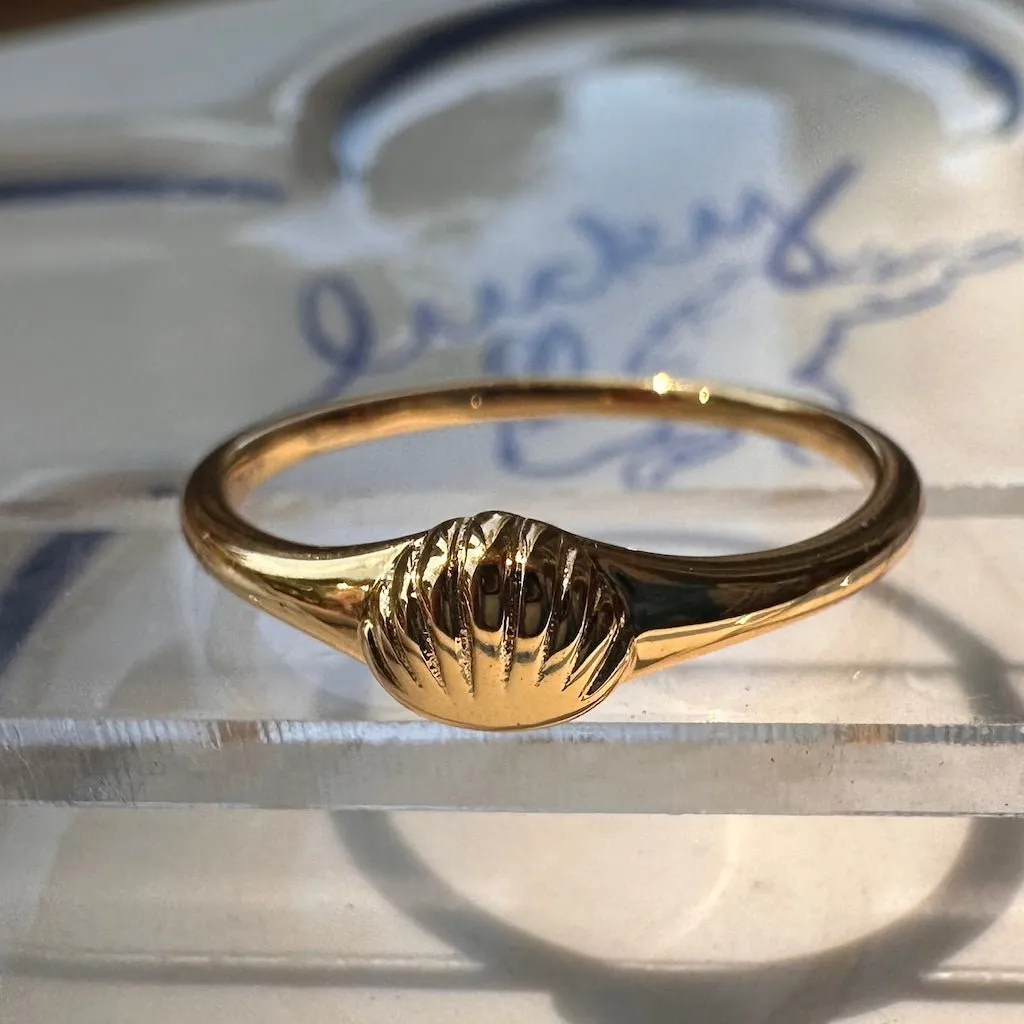 Shell Signet Ring
