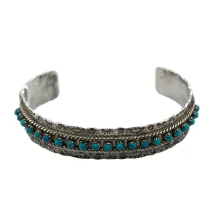 Silver & Turquoise Bracelet
