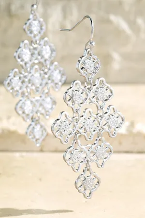 Silver Chandelier Earrings