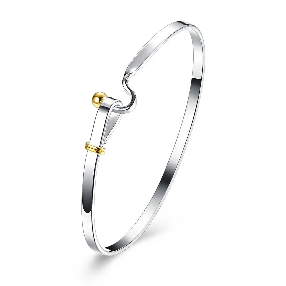 Simple Bracelet Women's Round Half Buckle Bracelet