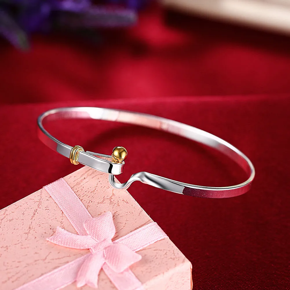 Simple Bracelet Women's Round Half Buckle Bracelet