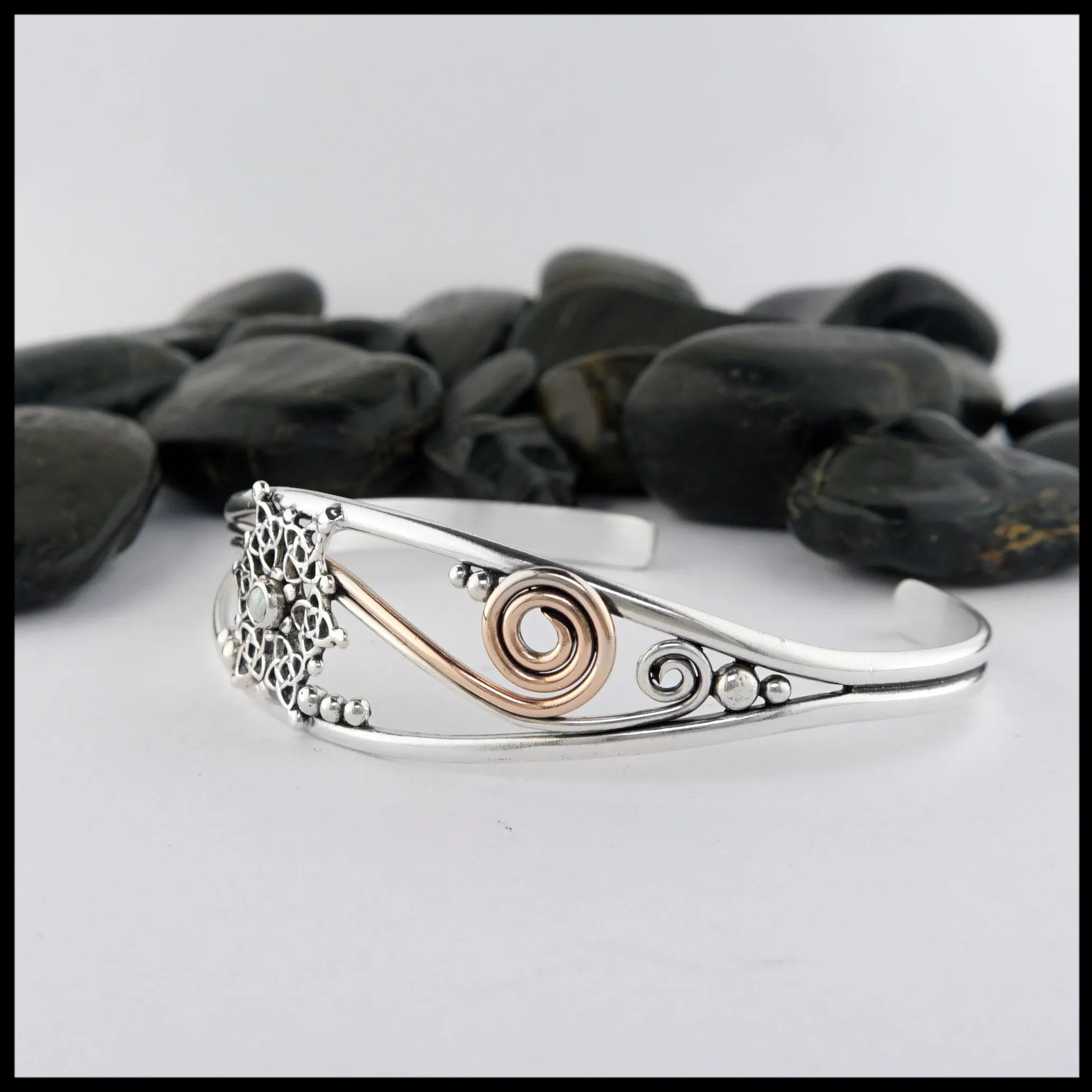 Snowflake Cuff Bracelet