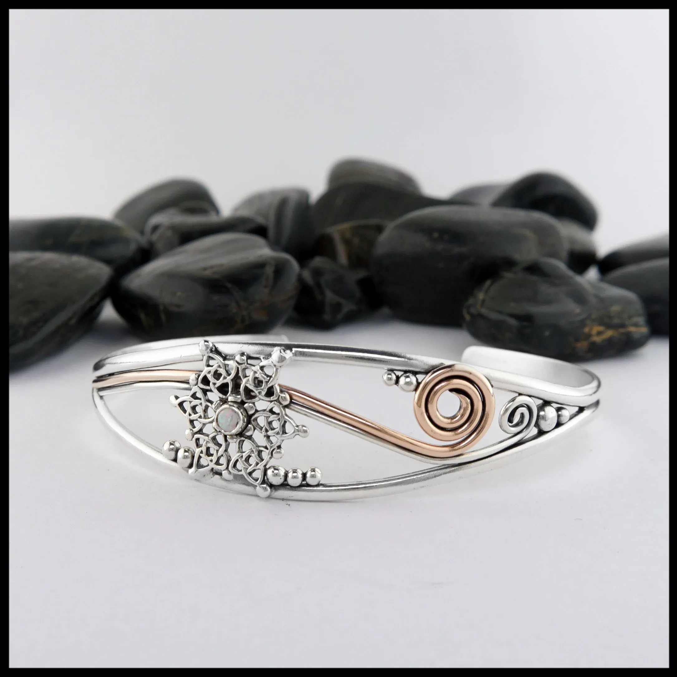 Snowflake Cuff Bracelet