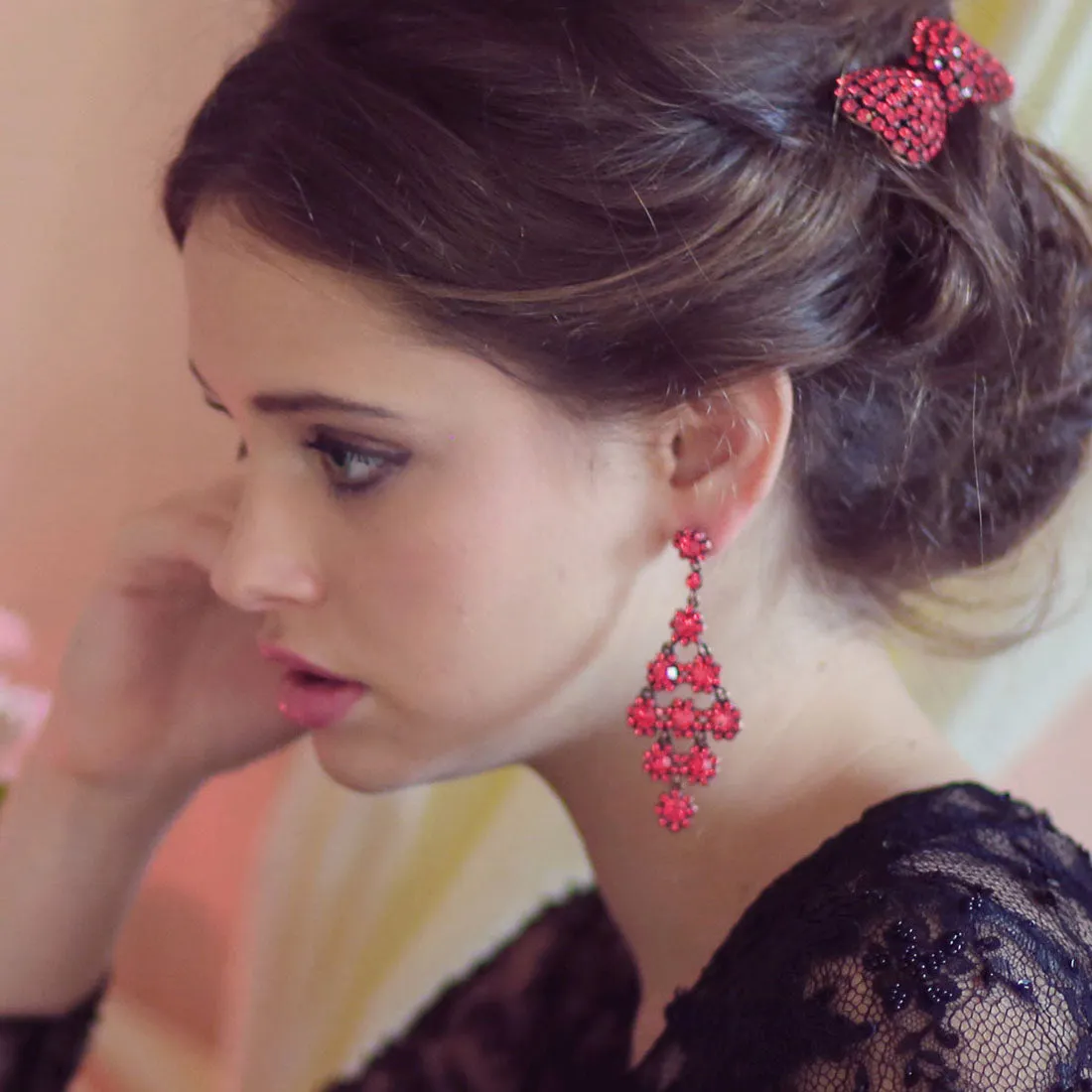Strictly Scarlet Earrings