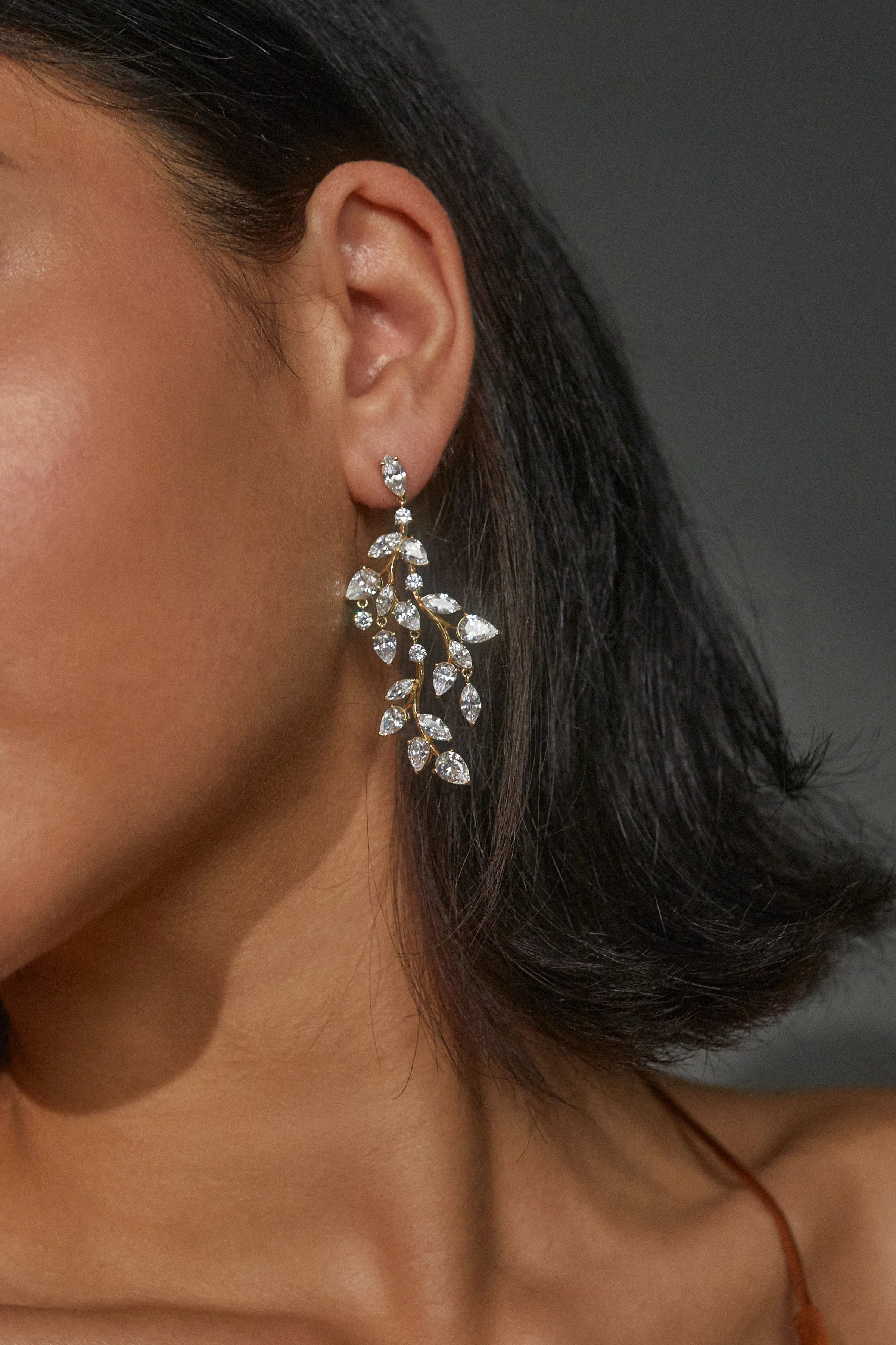 TAYLOR LONG VINE CHANDELIER EARRINGS