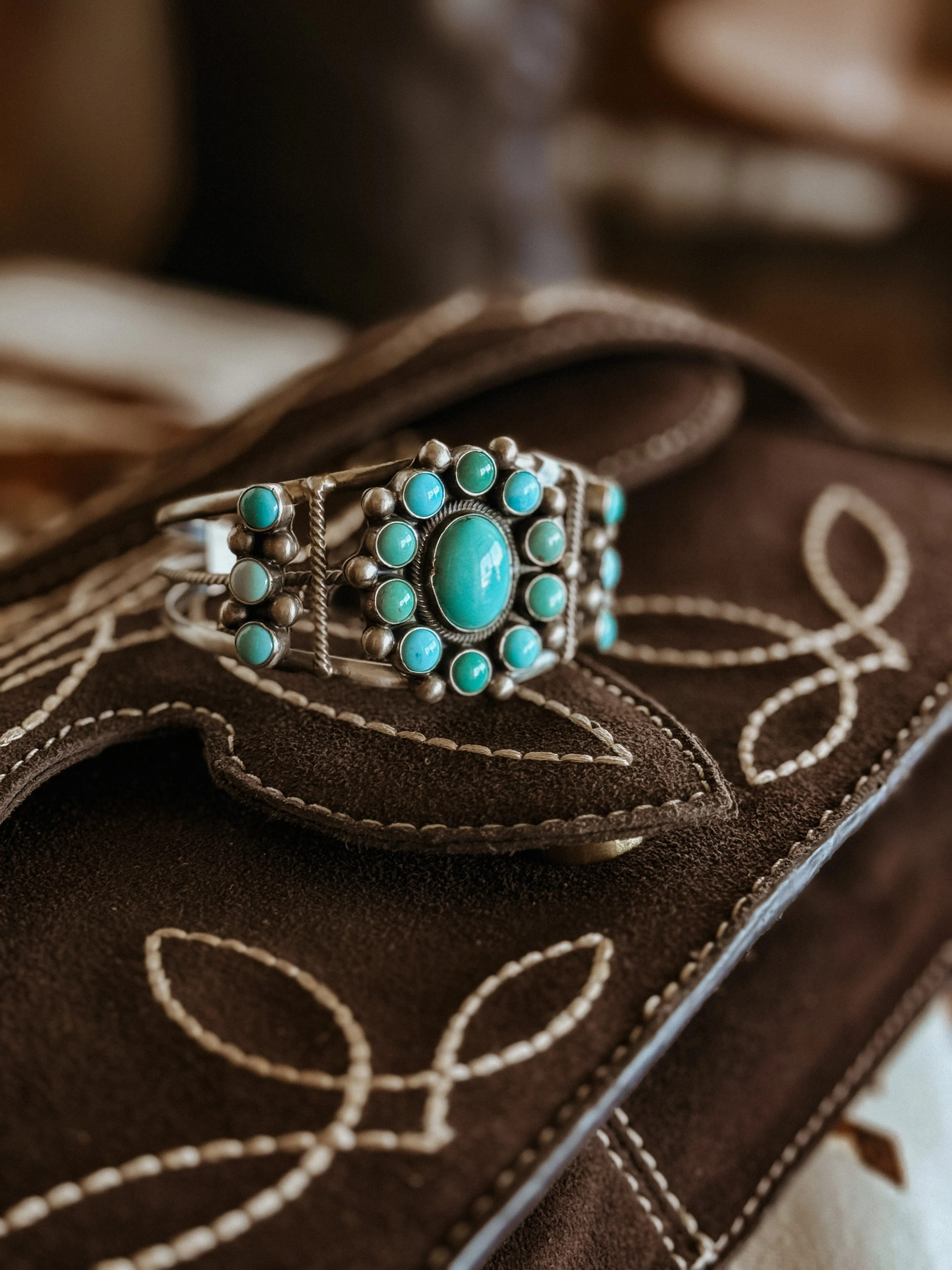 The Turquoise Cluster Cuff
