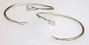 Two Small Rowing Blades Cuff Bracelet
