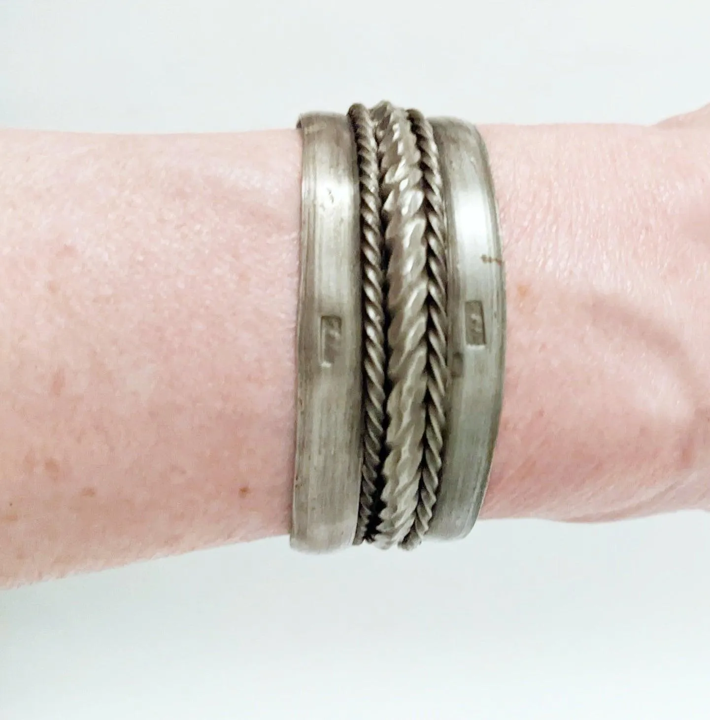 Vintage Bedouin Egyptian or Palestinian Cuff Bracelet 1950's