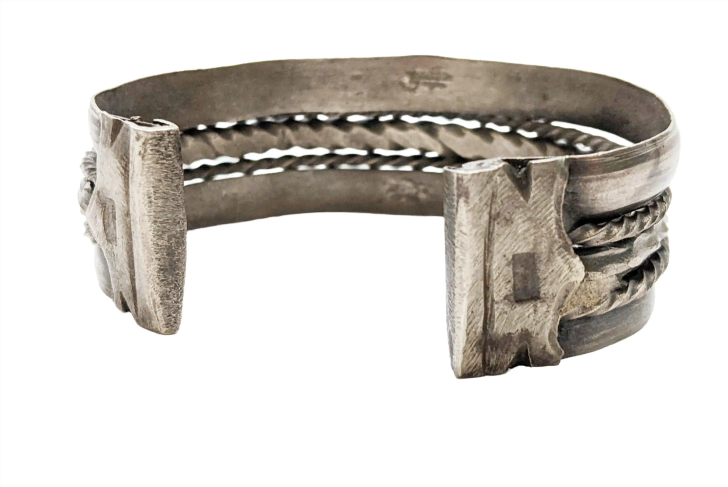 Vintage Bedouin Egyptian or Palestinian Cuff Bracelet 1950's