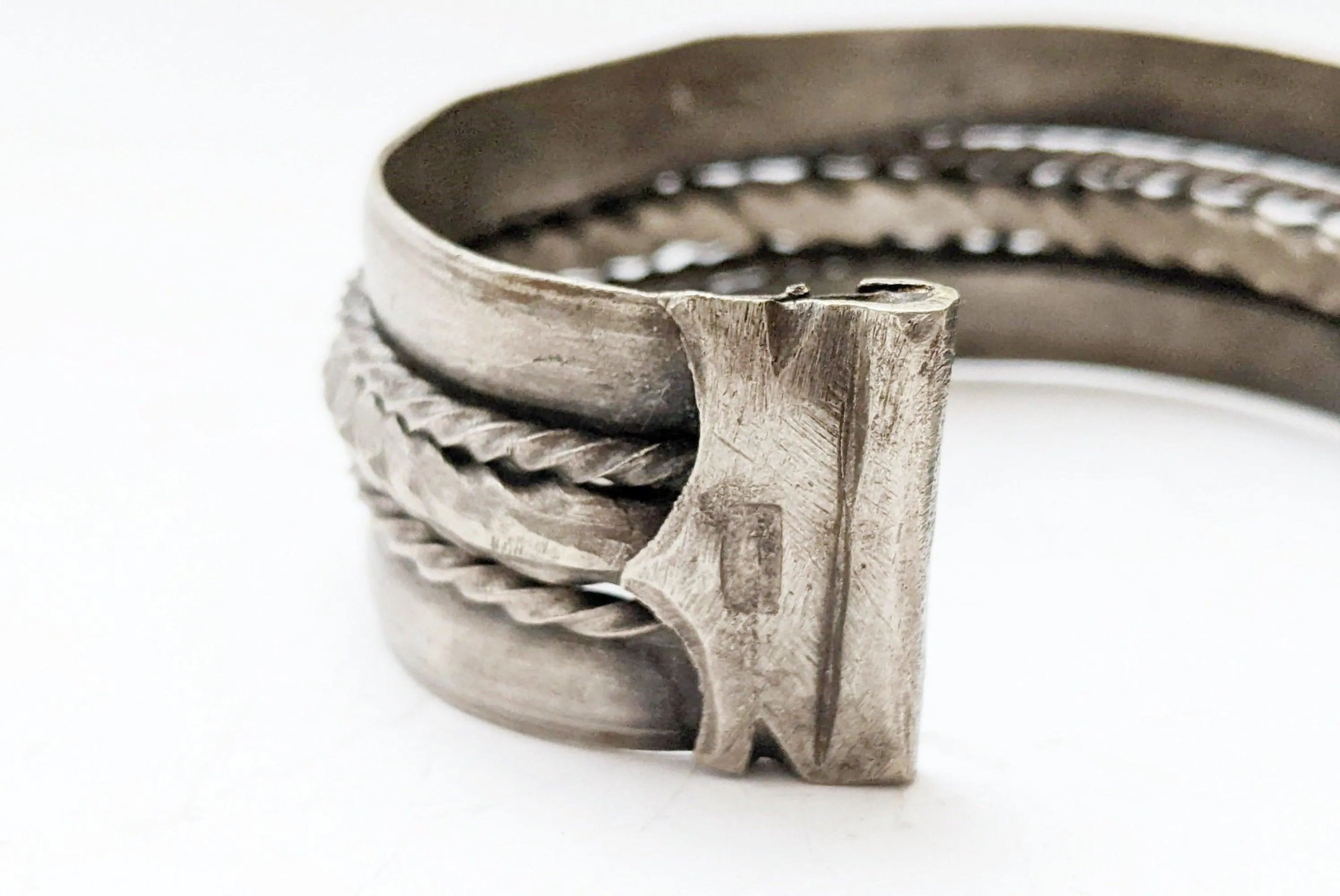 Vintage Bedouin Egyptian or Palestinian Cuff Bracelet 1950's