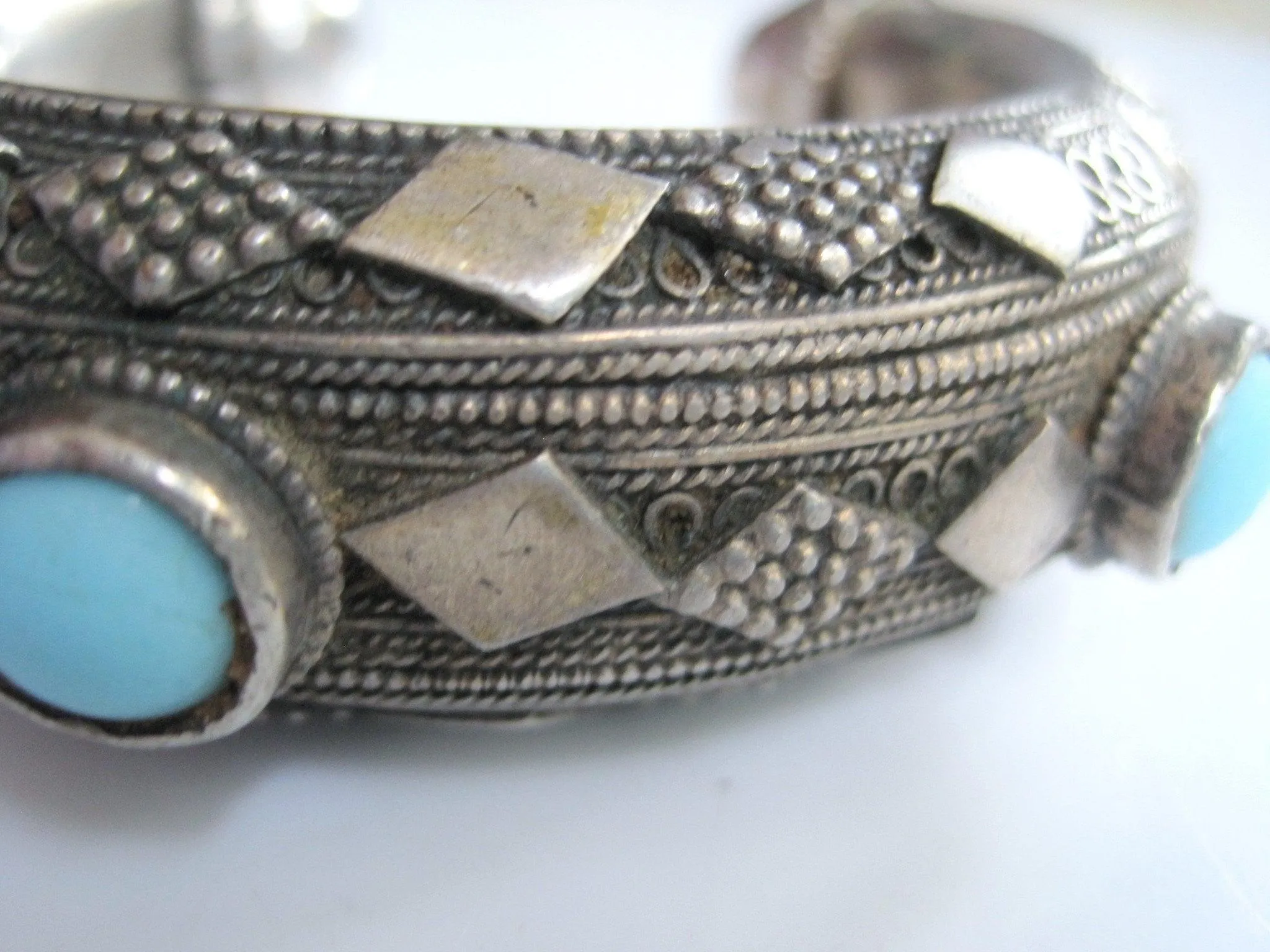 Vintage Bedouin Silver Bracelet from the Arabian Peninsula