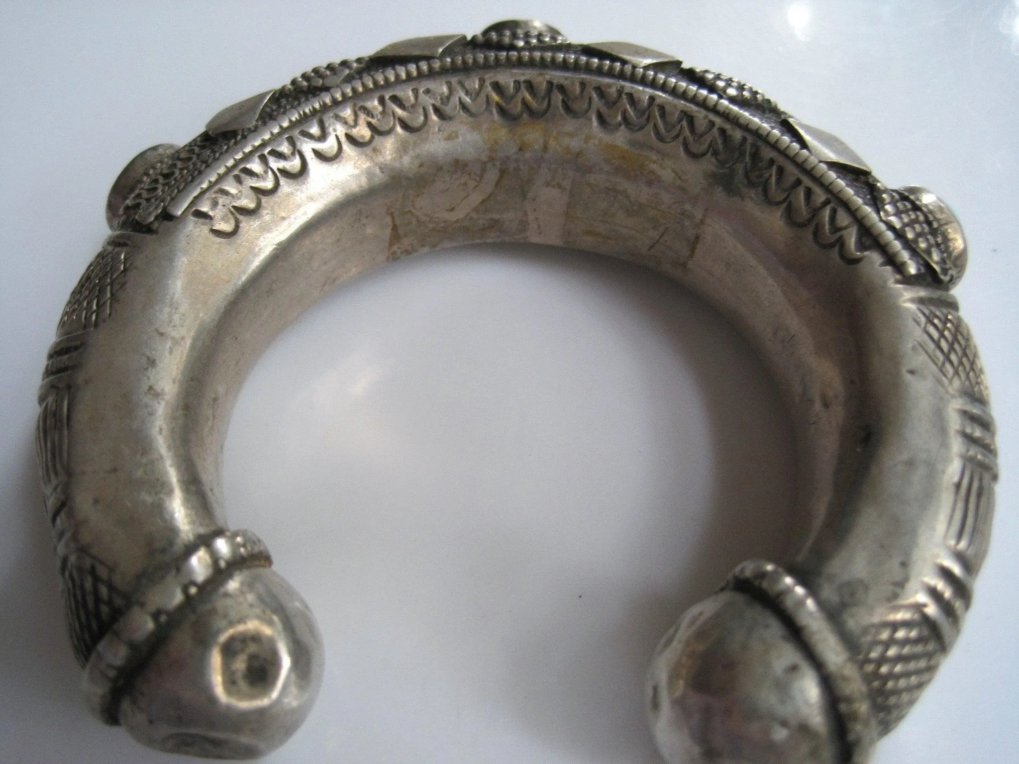 Vintage Bedouin Silver Bracelet from the Arabian Peninsula
