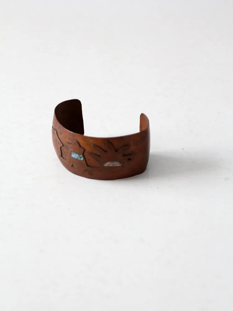 vintage southwestern copper cuff