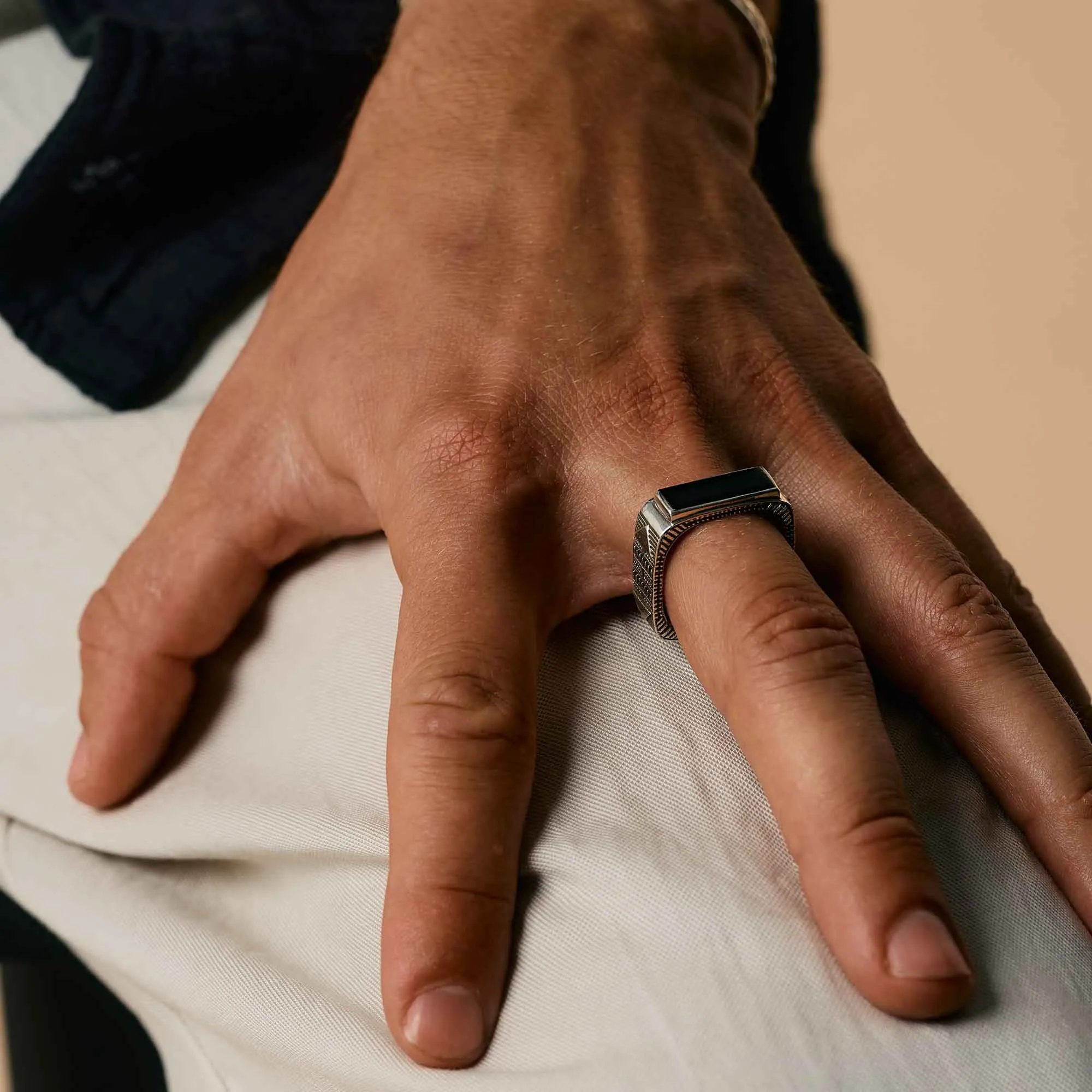 Zapoteca Men's Signet Ring
