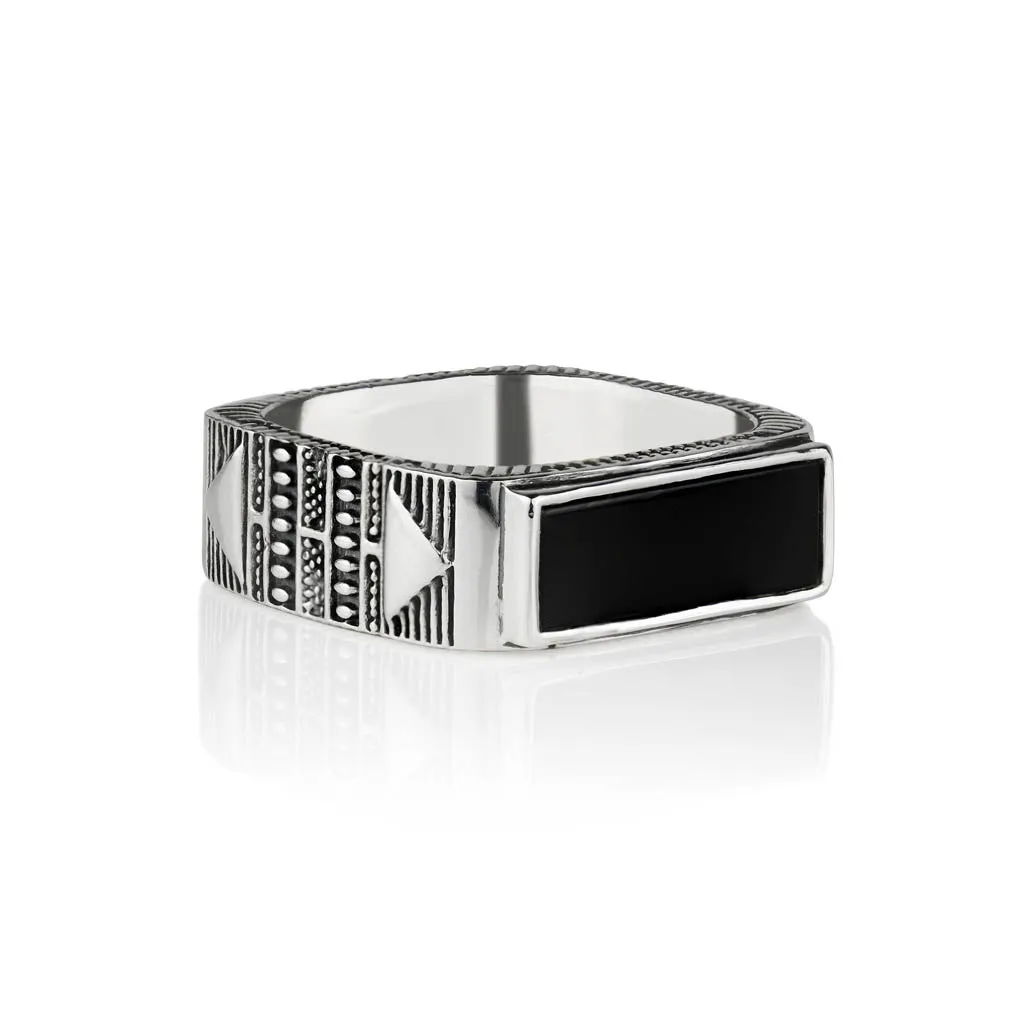 Zapoteca Men's Signet Ring